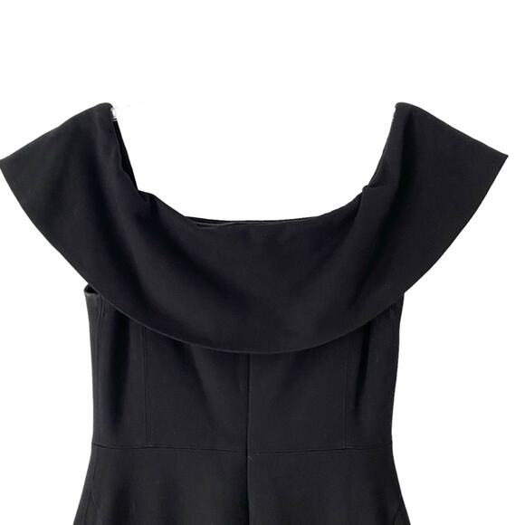 Babaton Rusian Black Off Shoulder Black Bodycon Dress size 6 - Picture 7 of 10